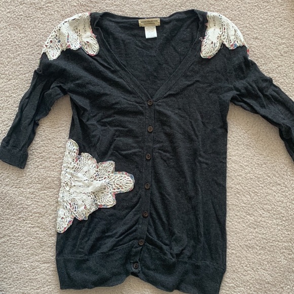 Moon Collection Handstiched Patchwork Cardigan - Picture 6 of 7